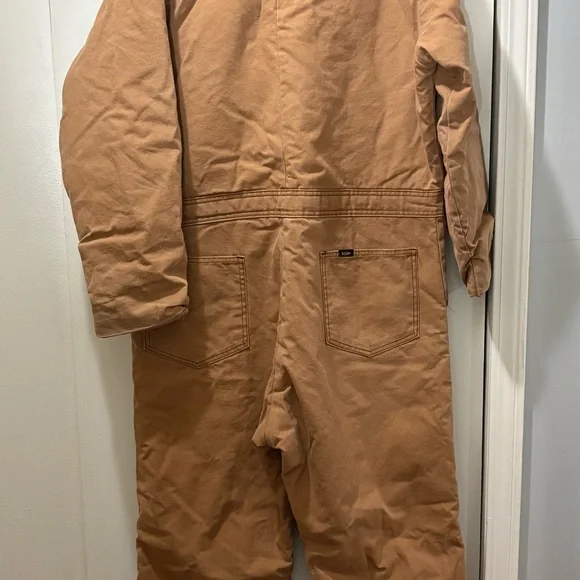 Men's Brown Workwear Coverall - Picture 15 of 16